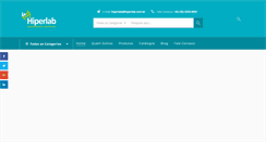 Desktop Screenshot of hiperlab.com.br
